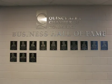 Business hall of fame plaques for a chamber of commerce